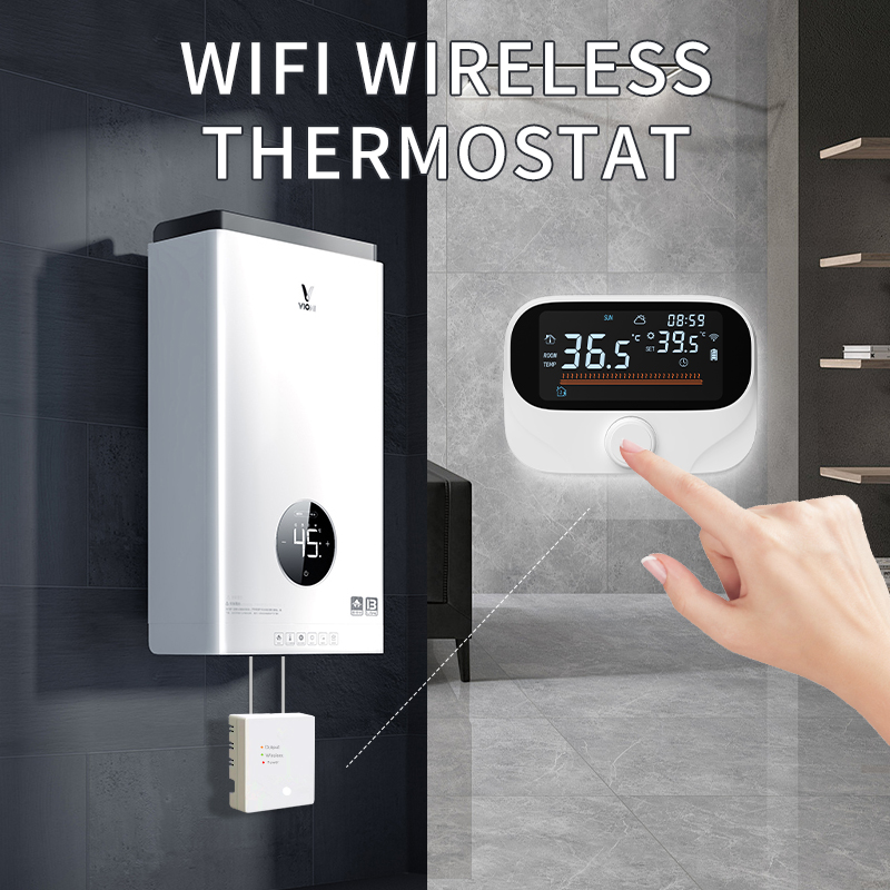 Умный термостат Tuya с Wi‑Fi и переключаемым отображением в °C/°F